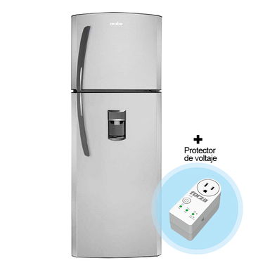 Combo de refrigeradora 14pc RMP400FLNU Mabe + Protector de voltaje FVP-1201B Forza