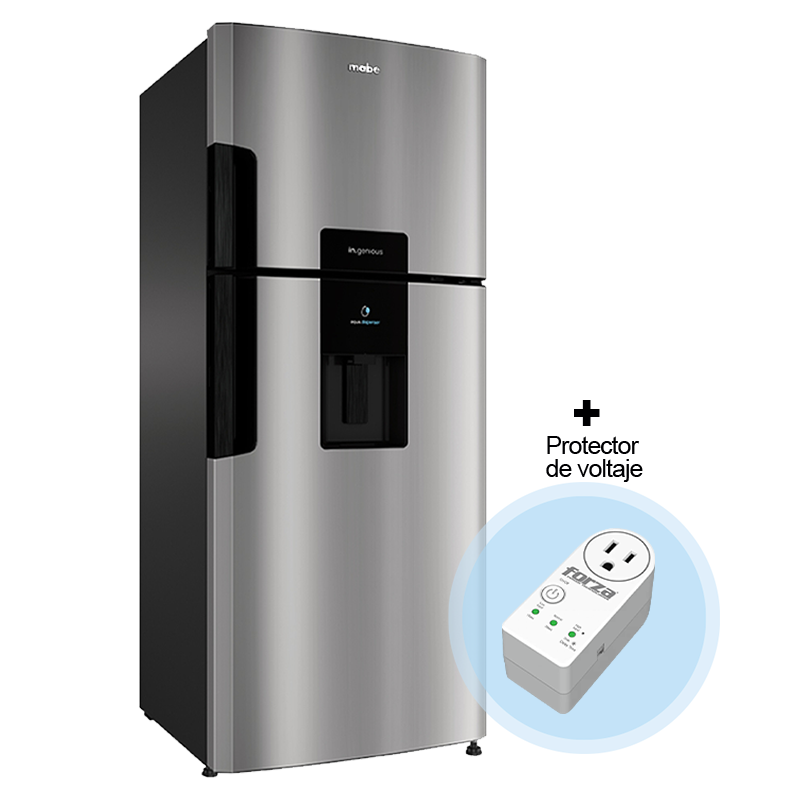 Combo de refrigeradora 15pc RMP450YCAU Mabe + Protector de voltaje FVP-1201B Forza