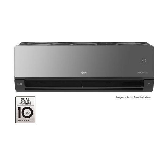 Aire acondicionado Spli inverter | 12000 BTU | VR122C31 LG | compresor Dual inverter 10 años de garantía LG