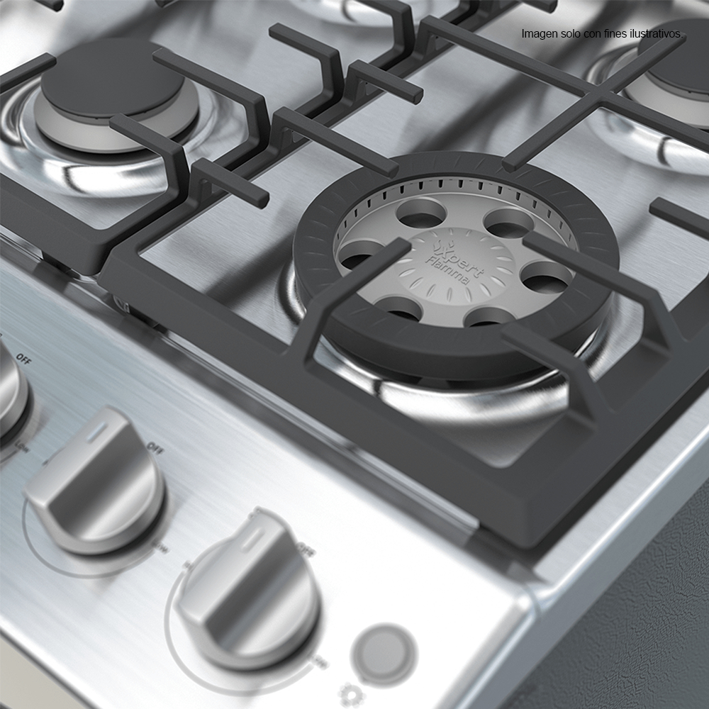 Estufa a gas 30" LWFR5050S Whirlpool, Horn con AirFryer