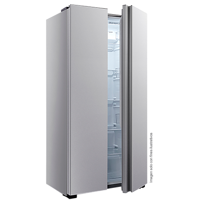 Refrigeradora Slim Fit, 15.6pc, RS3P428NEDA2; Hisense, Sistema Multi Airflow, acero inoxidable, No Frost