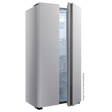 Refrigeradora Slim Fit, 15.6pc, RS3P428NEDA2; Hisense, Sistema Multi Airflow, acero inoxidable, No Frost