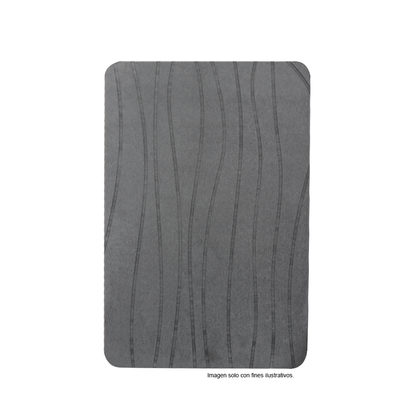 Alfombra para baño de Diatomita ultra absorbente, color gris oscuro 736-41972
