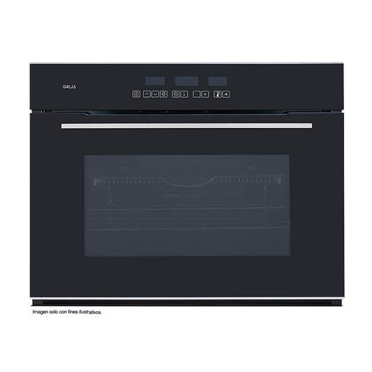 Horno eléctrico empotrable PACIFIC 76 Air-A, Drija, capacidad de 78 litros. control digital.