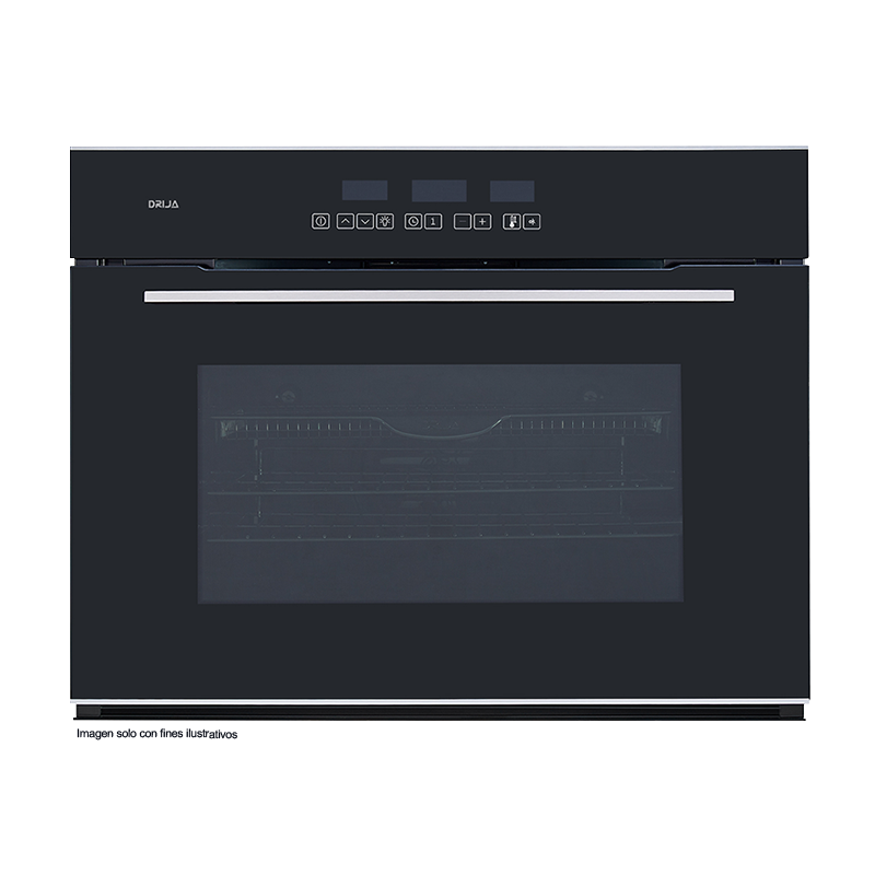 Horno eléctrico empotrable PACIFIC 76 Air-A, Drija, capacidad de 78 litros. control digital.