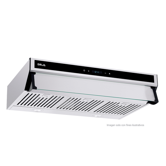 Extractor de grasa, Slim Touch 90, Drija, panel digital, tipo de montaje en pared, voltaje 110V - 60 Hz