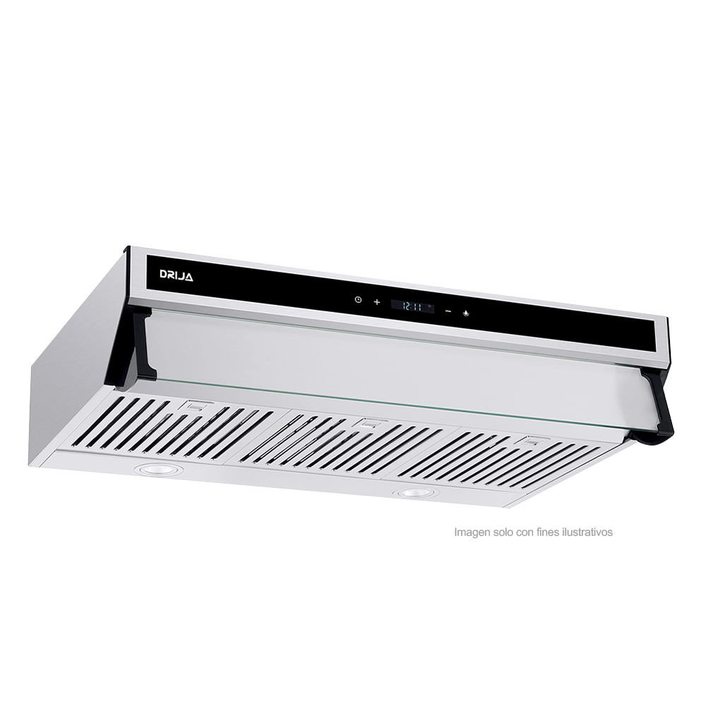 Extractor de grasa, Slim Touch 90, Drija, panel digital, tipo de montaje en pared, voltaje 110V - 60 Hz
