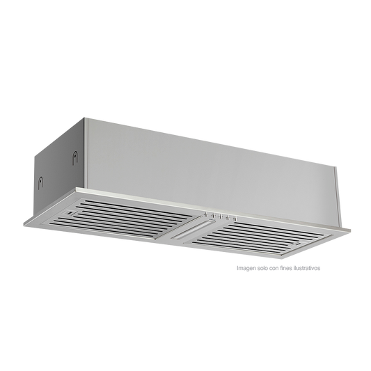 Extractor de grasa empotrable 74,8cm, modelo Invisible 76-I Drija, acero inoxidable, extracción de 650MCH, voltaje 120V-60Hz