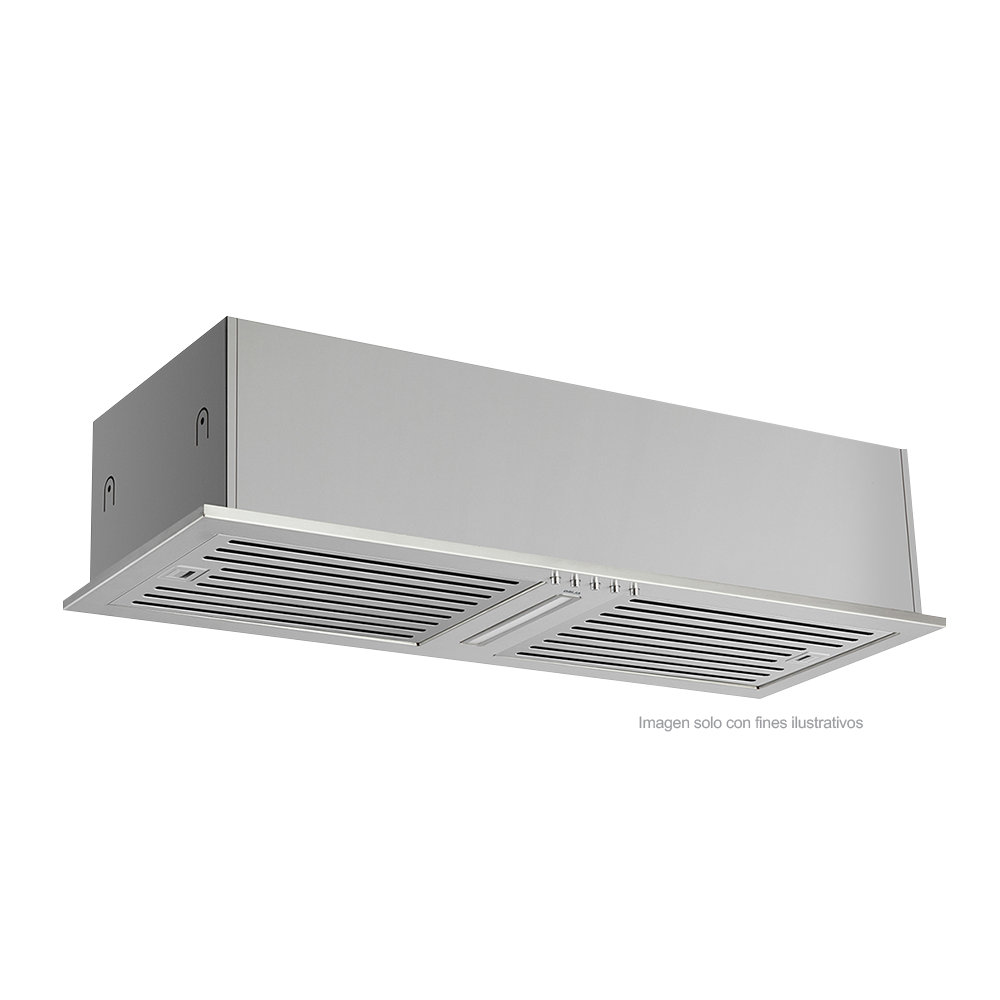 Extractor de grasa empotrable 74,8cm, modelo Invisible 76-I Drija, acero inoxidable, extracción de 650MCH, voltaje 120V-60Hz