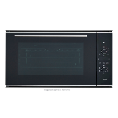 Horno eléctrico empotrable AMÉRICA 90 AIR-A Drija, 105 litros, 8 funciones de calentamiento, control táctil | manual perillas, sistema True Convection, voltaje 220V, potencia 3400W