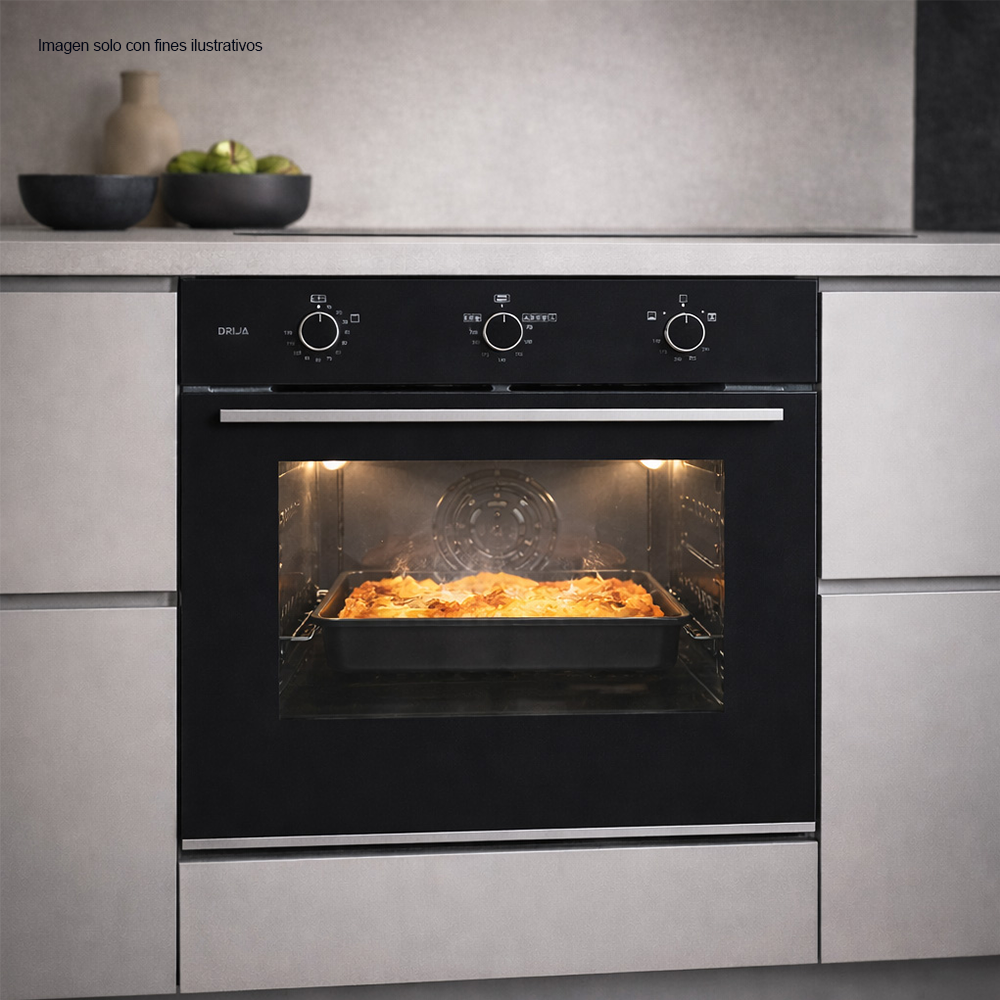 Horno gas grill empotrable, 78 litros, ROMA 76 GAS GRILL, Drija, 75.5 cm