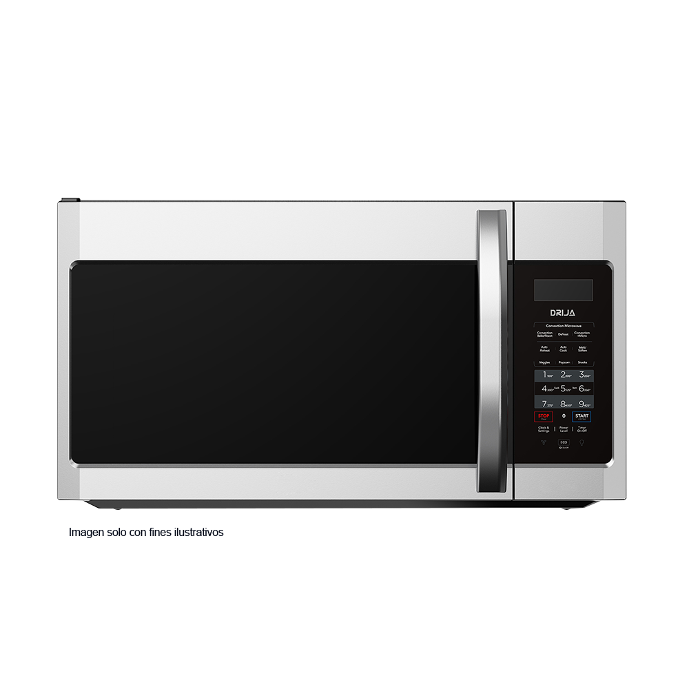 Horno microondas empotrable de convección con extractor, 42 litros, VARENNA 42L-I, Drija, 75.9 cm