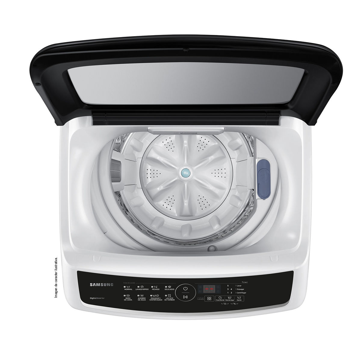Lavadora 9kg, carga superior, modelo WA90CG4240BWAP, Samsung