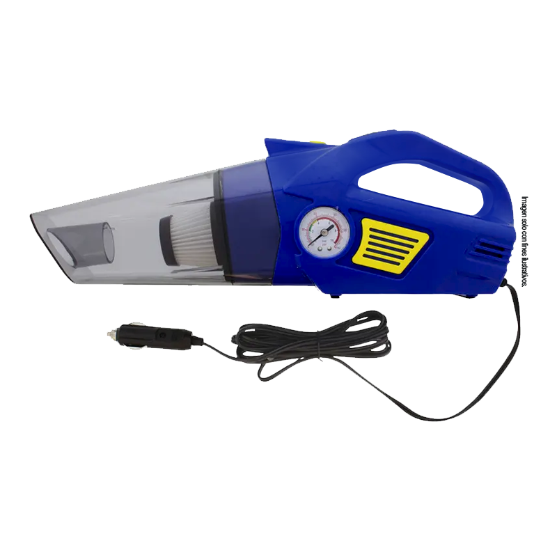 Aspiradora 991-2306104, 3 en 1 c/compresor de aire y LED 12V Good Year