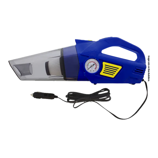 Aspiradora 991-2306104, 3 en 1 c/compresor de aire y LED 12V Good Year