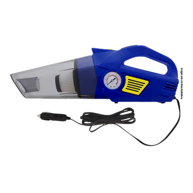 Aspiradora 991-2306104, 3 en 1 c/compresor de aire y LED 12V Good Year