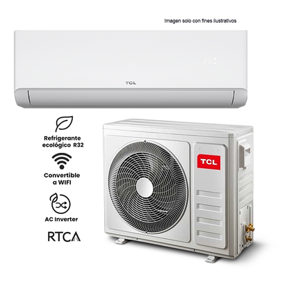 Aire acondicionado Split Inverter 24000BTU modelo TAC24CSDISZG TCL, Serie Savein AI