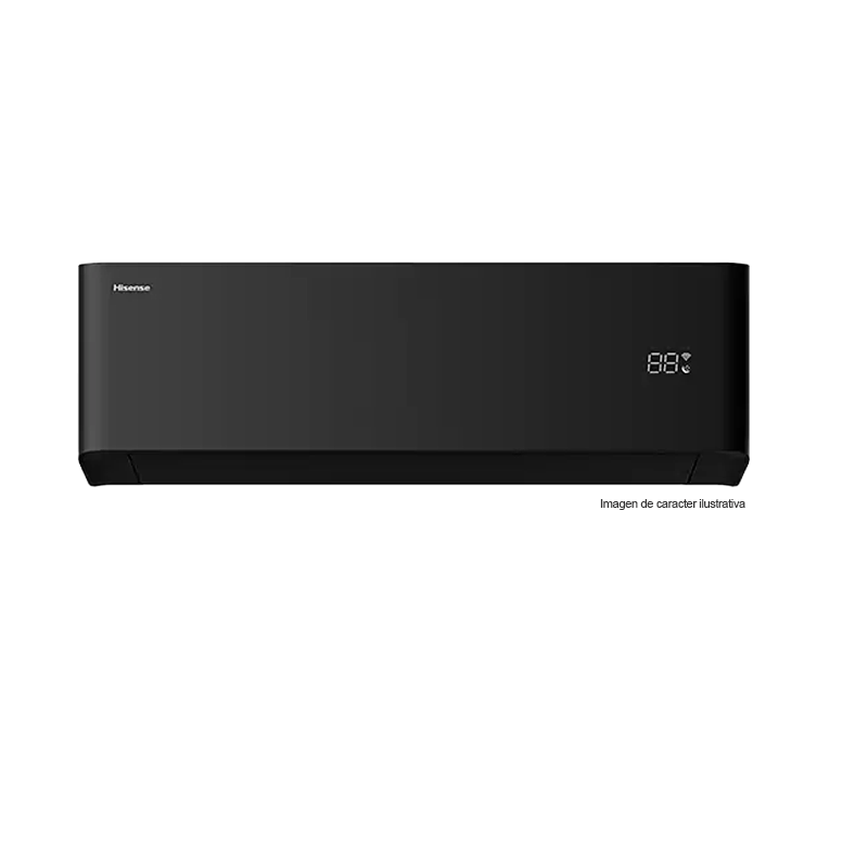Aire acondicionado Split Inverter 18000BTU, ATR182HB negro Hisense SEER 20, Wi-Fi.