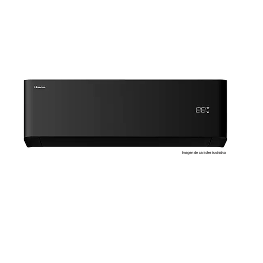 Aire acondicionado Split Inverter 18000BTU, ATR182HB negro Hisense SEER 20, Wi-Fi.