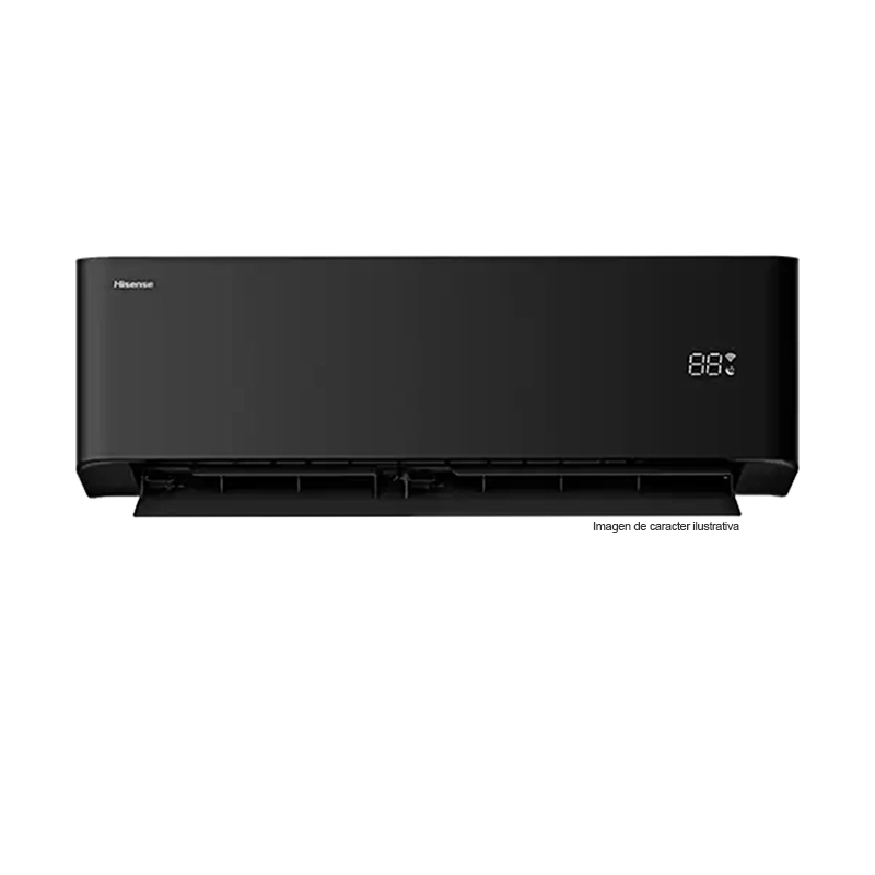 Aire acondicionado Split Inverter 18000BTU, ATR182HB negro Hisense SEER 20, Wi-Fi.