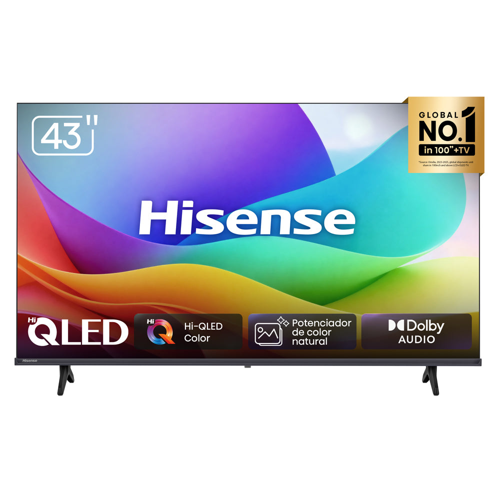 Televisor 43" QLED Smart | serie Q4 FHD, modelo 43Q4SV | Hisense
