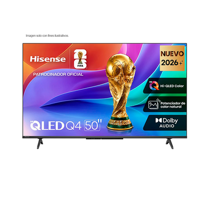 Televisor 50" QLED Smart | serie Q4 FHD, modelo 50Q4SV | Hisense | VIDDA