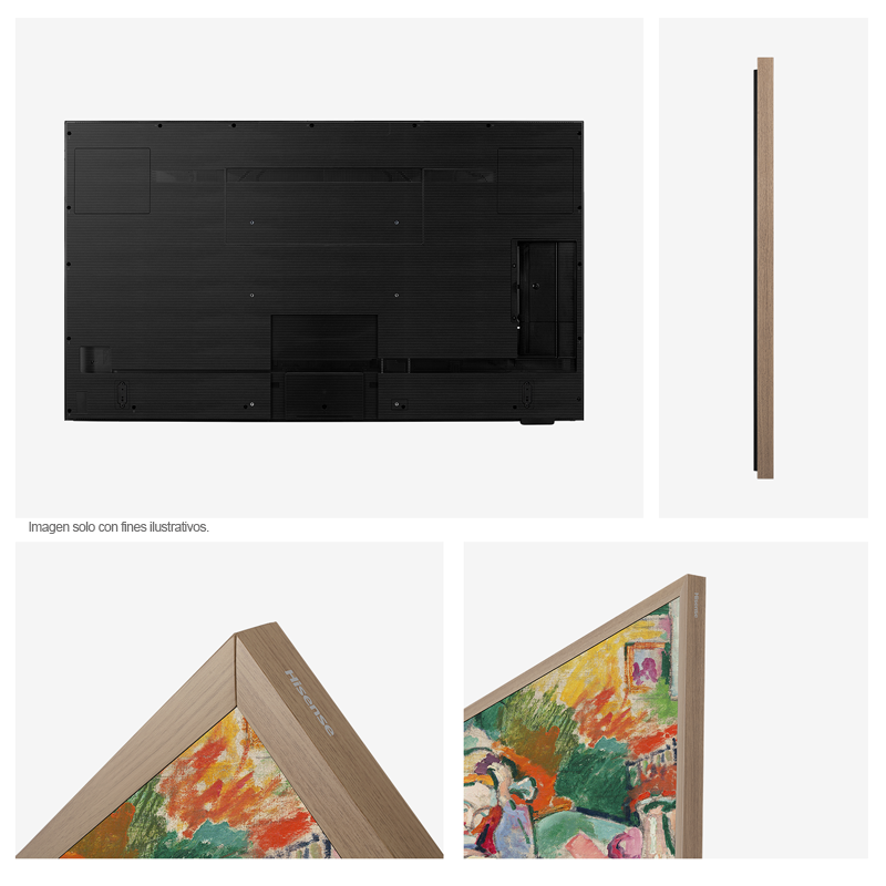 Televisor 65" QLED Smart | CANVAS TV, modelo 65S7N | Hisense