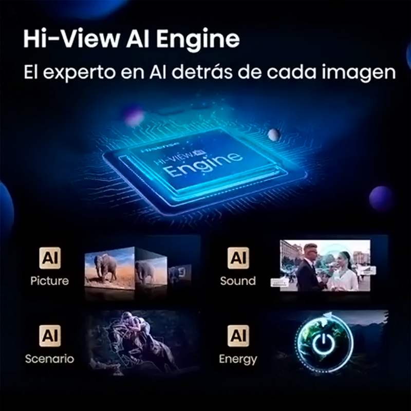 Televisor 85" Mini LED Smart | serie u7, modelo 85U7QG | Hisense | Google TV