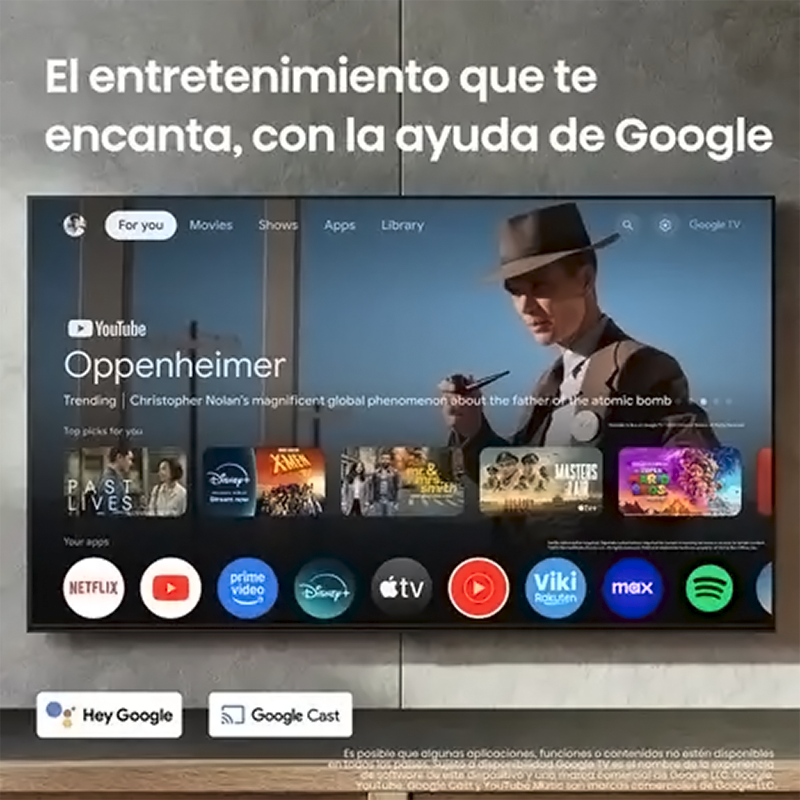 Televisor 85" Mini LED Smart | serie u7, modelo 85U7QG | Hisense | Google TV