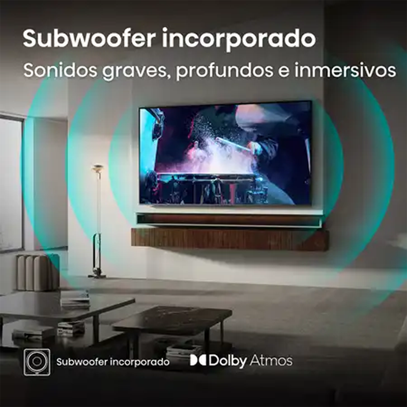 Televisor 100" Mini LED Smart | serie u7, modelo 100U7QG | Hisense | Google TV