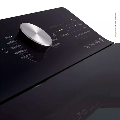 Lavadora 23Kg carga superior modelo WT23EGTX6 LG, color grafito mate