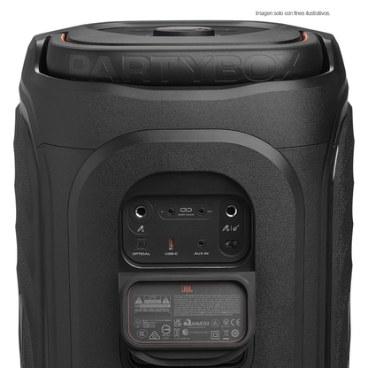 Party Box 130 JBL, potencia de 200 W RMS, modelo JBLPB130BLKAM.