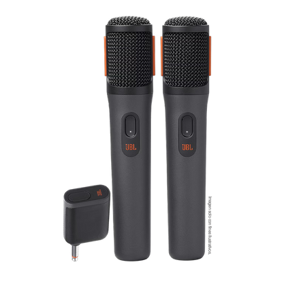 Micrófono inalámbrico PartyBox Wireless Mic JBL color negro.