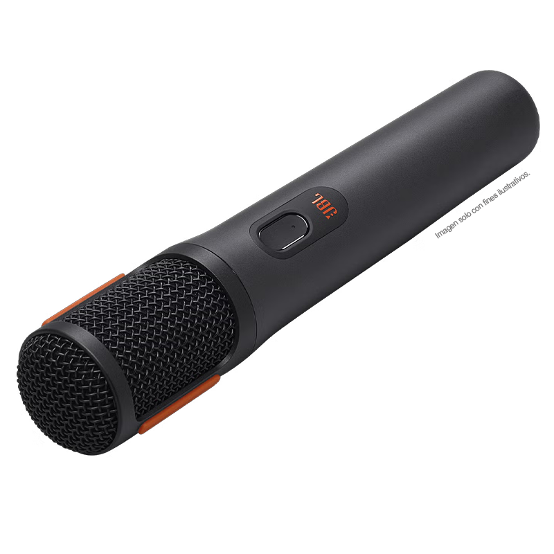 Micrófono inalámbrico PartyBox Wireless Mic JBL color negro.