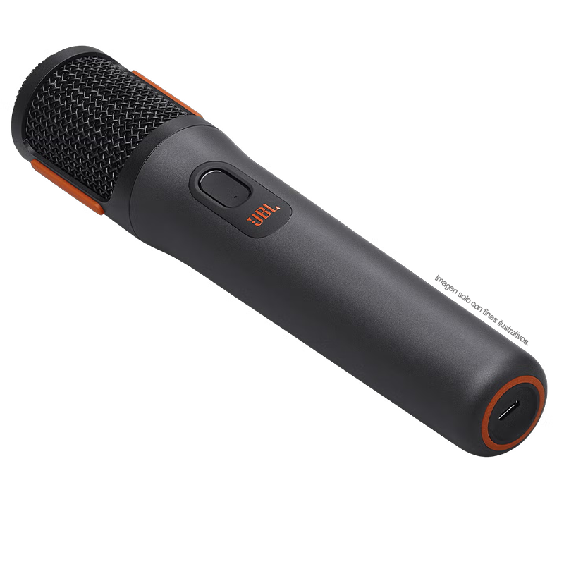 Micrófono inalámbrico PartyBox Wireless Mic JBL color negro.