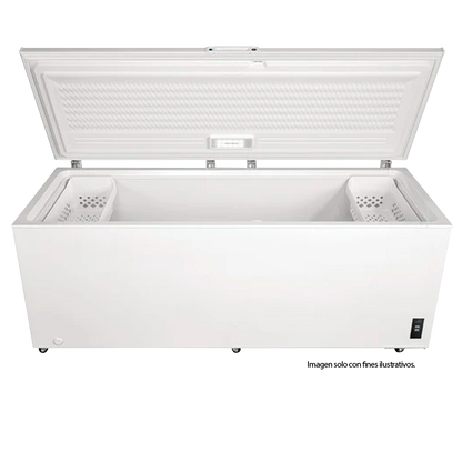 Congelador horizontal 25pc, modelo FFC25P3MVW Frigidaire, inverter, color blanco