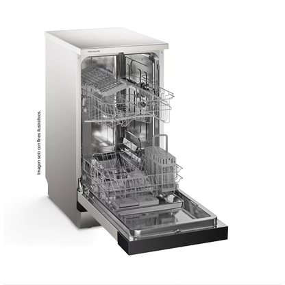 Lavaplatos empotrable 10 servicios FHFF10E4MSBZG Frigidaire, color acero inoxidable.