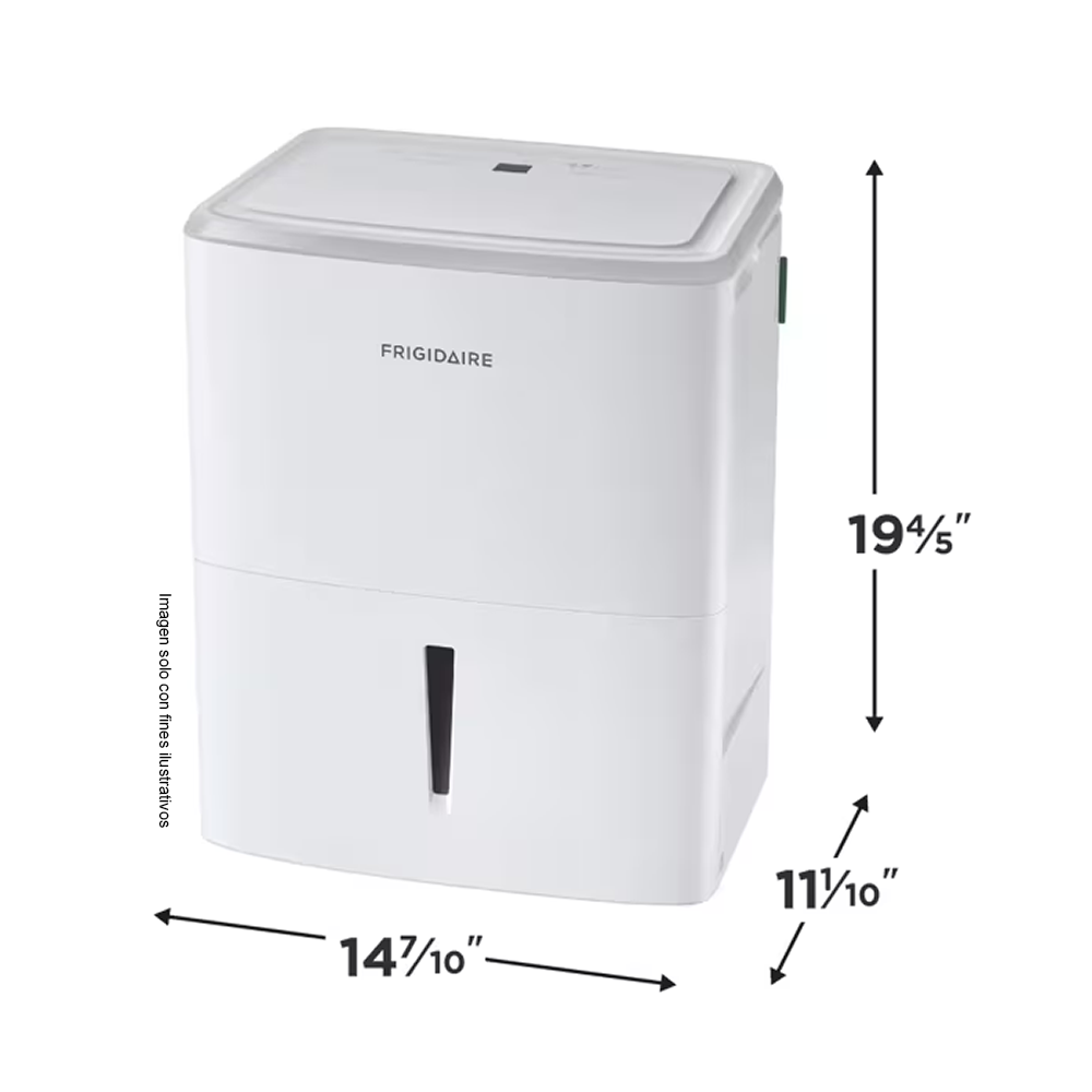 Deshumificador 35 pintas Frigidaire modelo FHDD5034W1 con WI-Fi (Energy Star)