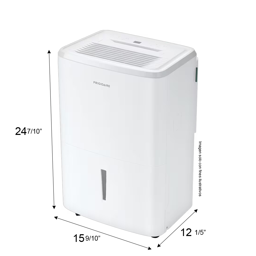 Deshumificador 50 pintas Frigidaire modelo FHDD5034W1 con WI-Fi (Energy Star)