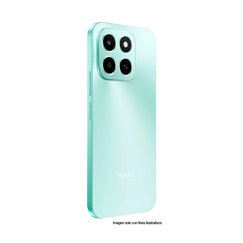 Celular Honor X6C en color Azul Cian, Dual card, 8GB + 256GB