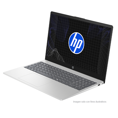 Laptop 15-FD2352LA HP, pantalla 15.6", procesador Intel Core Ultra 5 225U, 16Gb 512GB, Windows 11 Home, color plateado natural
