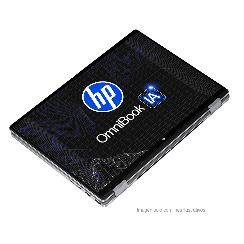 Laptop OmniBook X Flip 14-fk0074la HP, AMD Ryzen AI 7 350, pantalla de 14", 1TB, 24GB, color meteoro