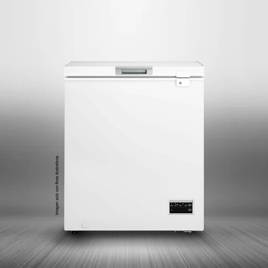 Congelador horizontal 5 pc, FFH05S3N5AW Frigidaire, cierre con llave de seguridad, compresor inverter.