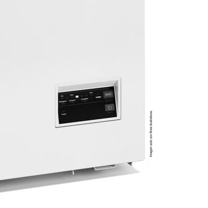 Congelador horizontal 5 pc, FFH05S3N5AW Frigidaire, cierre con llave de seguridad, compresor inverter.