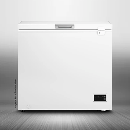 Congelador horizontal 7 pc, FFH07S3N5AW Frigidaire, cierre con llave de seguridad, compresor inverter.