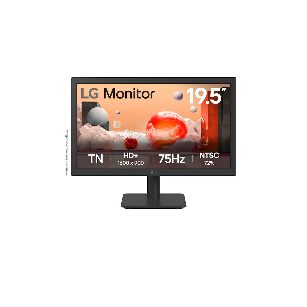 Monitor LED básico 19.5" HD, modelo 20U401A-B.AWP. LG