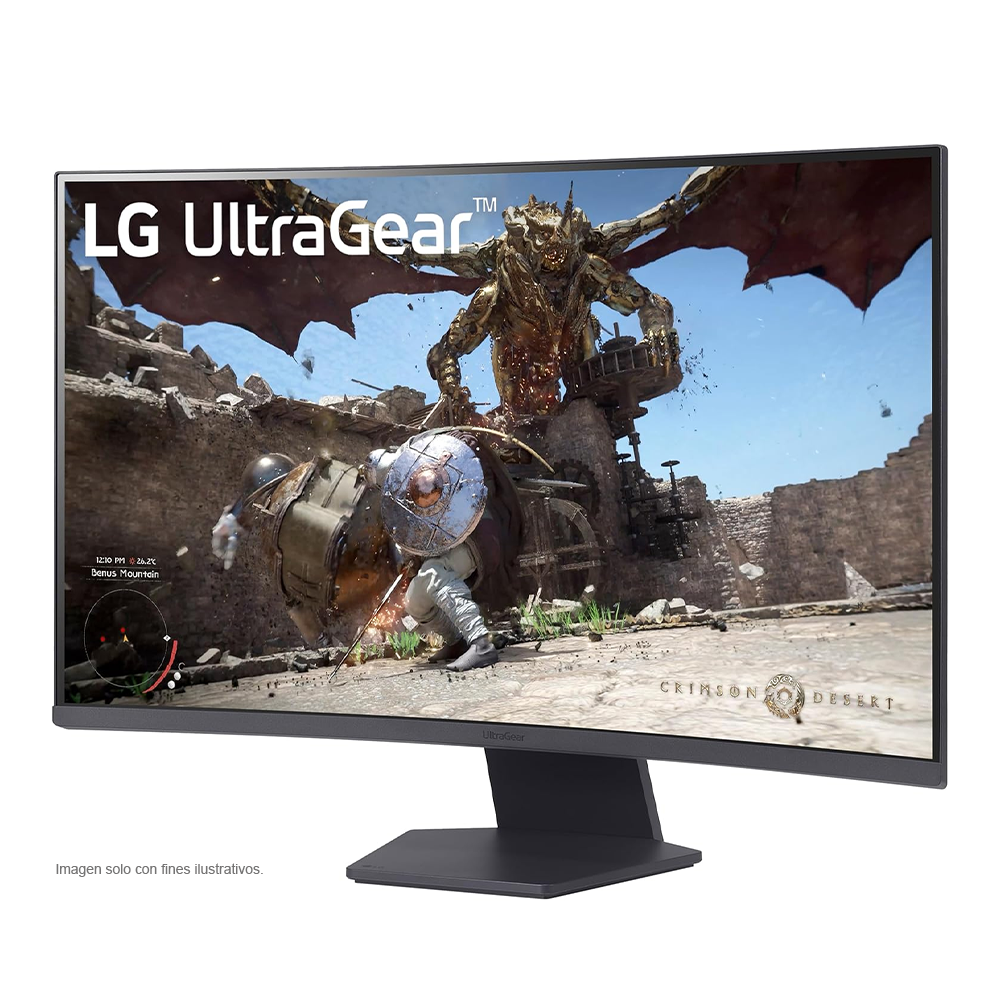 MonitorCurvo Gaming UltraGear 32", 1000R QHD 1MS 180Hz, modelo 32GS60QC-B. LG
