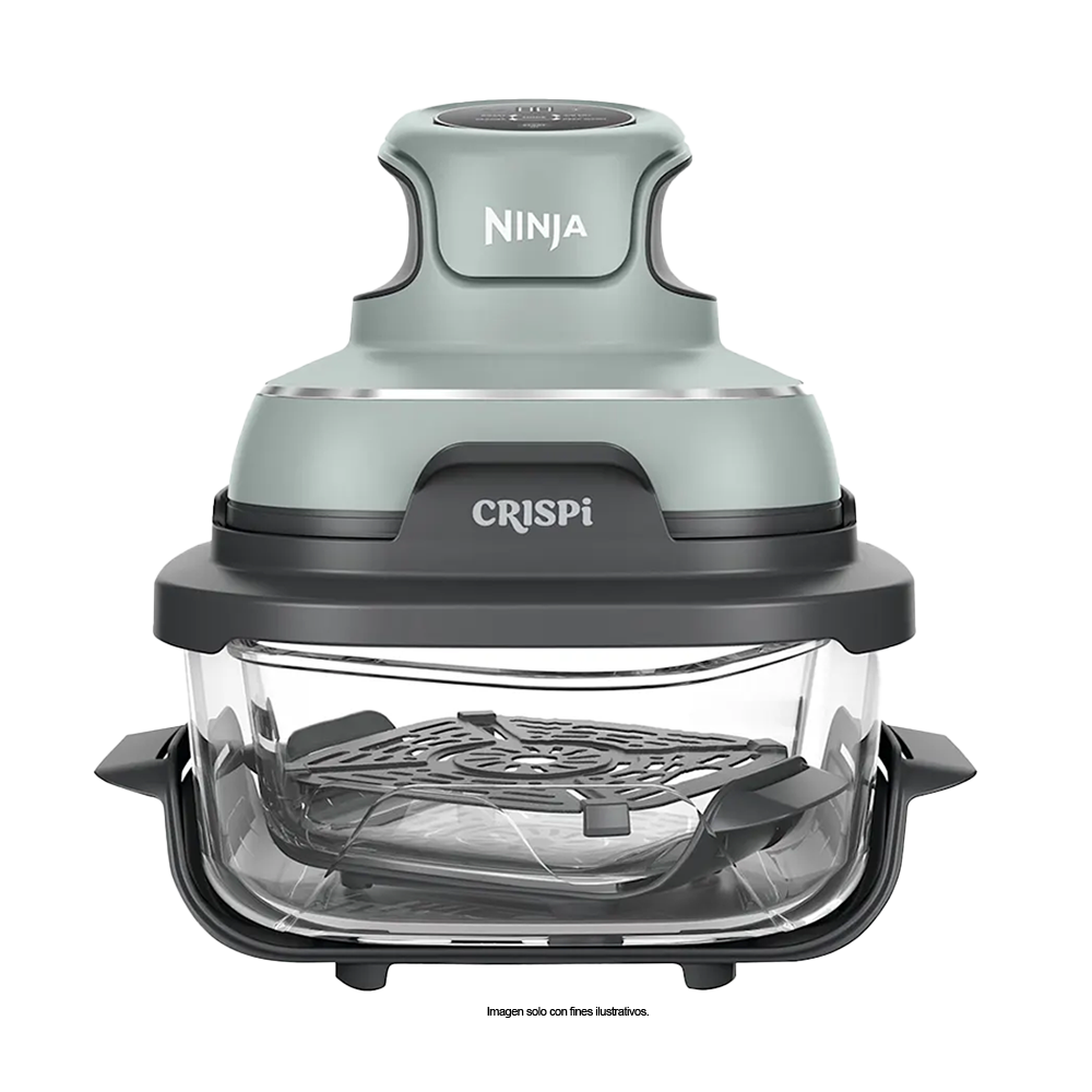 Freidora de aire portátil de cristal Ninja Crispi FN101SG Capacidad 3.8L
