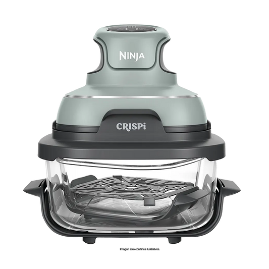 Freidora de aire portátil de cristal Ninja Crispi FN101SG Capacidad 3.8L