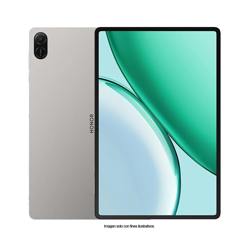 Tablet Honor PAD X8B, color gris espacial, funda plegable para bandeja de entrada